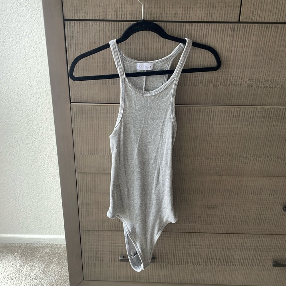 CLYQUE - West Bodysuit in Gray